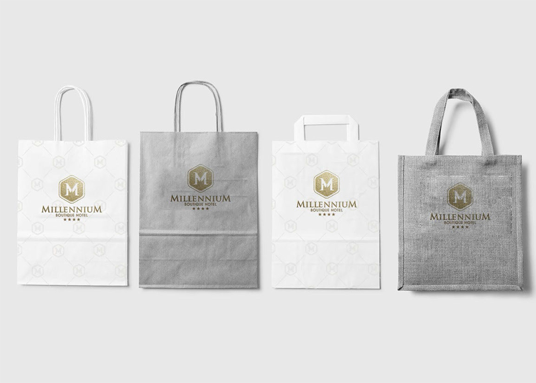 MILLENIUM - Thiết kế nhận diện thương hiệu khách sạn 4 sao Millenium Boutique Hotel